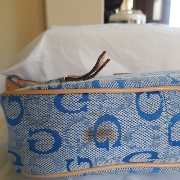 Blue Guess Signature Purse - Picture 10 of 15